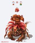  artist_request fusion highres nintendo parasect pokemon pokemon_(game) venusaur 