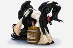  2013 alcohol balls barrel beer beverage cutie_mark equine erection feral gypsy_vanner hair horse looking_at_viewer lostdragon01 male my_little_pony nude one_eye_closed peeing penis plain_background pony russian_text smile solo text tinker tongue urine watersports 