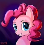 blue_eyes cute equine female feral friendship_is_magic hair horse looking_at_viewer mammal my_little_pony pink_hair pinkie_pie_(mlp) pony skyline19 smile 