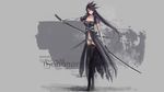  katana long_hair sword tagme weapon 