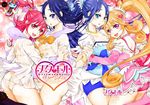  :d aida_mana ass bare_back bike_shorts blonde_hair blue_bow blue_eyes blue_hair blush bow braid breasts choker couple cover cover_page cure_diamond cure_heart dokidoki!_precure doujin_cover dual_persona flowerchild_ueda half_updo heart hishikawa_rikka holding_hands interlocked_fingers long_hair medium_breasts multiple_girls nipples oogai_daiichi_middle_school_uniform open_mouth pink_eyes pink_hair pink_sleeves ponytail precure rakeru_(dokidoki!_precure) school_uniform see-through sharuru_(dokidoki!_precure) short_hair skirt skirt_lift smile sparkle wet wet_clothes yuri 