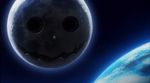  moon outer_space scary_face screencap space tengen_toppa_gurren_lagann 