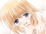  1girl blush fuyou_kaede game_cg oral penis penis1girl short_hair shuffle! 