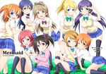  :d :q ;) ayase_eli bangs black_hair blonde_hair blue_eyes blue_hair blush bow bowtie brown_hair cardigan collared_shirt copyright_name cover cover_page doujin_cover everyone green_eyes grey_hair hair_bow hoshizora_rin kneehighs koizumi_hanayo kousaka_honoka long_hair long_sleeves looking_at_viewer looking_back love_live! love_live!_school_idol_project masakichi_(crossroad) minami_kotori multiple_girls nishikino_maki one_eye_closed one_side_up open_mouth orange_hair otonokizaka_school_uniform ponytail purple_eyes purple_hair purple_scrunchie red_eyes red_hair salute school_uniform scrunchie shirt short_hair short_sleeves sitting skirt smile sonoda_umi standing sweater_vest thighhighs tongue tongue_out toujou_nozomi twintails two-finger_salute v white_scrunchie yazawa_nico yellow_eyes 