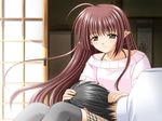  1girl brown_eyes brown_hair game_cg lisianthus long_hair shuffle! tsuchimi_rin 