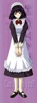  bishoujo_senshi_sailor_moon black_hair bob_cut character_name hino_ryutaro maid maid_headdress purple_eyes solo tomoe_hotaru 