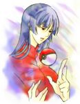  bad_id bad_pixiv_id blue_hair floating gym_leader hime_cut long_hair natsu315 natsume_(pokemon) poke_ball poke_ball_(generic) pokemon pokemon_(game) pokemon_rgby red_eyes solo telekinesis 