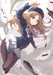  beret blonde_hair blue_eyes fangdan_runiu frenda_seivelun hat long_hair pantyhose skirt solo to_aru_kagaku_no_railgun to_aru_majutsu_no_index 