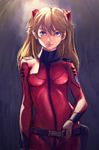  belt blue_eyes bodysuit boyaking breasts brown_hair cosplay face hairpods holster lips long_hair looking_at_viewer medium_breasts military military_uniform neon_genesis_evangelion science_fiction sketch solo souryuu_asuka_langley uchuu_senkan_yamato uchuu_senkan_yamato_2199 uniform 