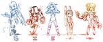  5girls cherno_alpha coyote_tango crimson_typhoon gipsy_danger multiple_girls pacific_rim personification short_hair striker_eureka 