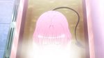  animated animated_gif bathtub demon_tail momo_velia_deviluke nude pink_hair sexually_suggestive steam tail to_love-ru to_love-ru_darkness water yuuki_rito 
