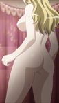  1girl absurdres ass back blonde_hair breasts elina head_out_of_frame highres large_breasts long_hair nipples nude queen&#039;s_blade queen's_blade solo standing stitched 