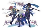  3boys ebira li_dian multiple_boys shin_sangoku_musou yue_jin zhang_liao 