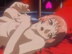  90s animated animated_gif breasts implied_sex insertion mezzo_forte pink_hair screaming suzuki_mikura umetsu_yasuomi 