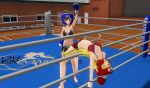  2girls boxing catfight custom_maid_3d_2 custom_order_maid_3d_2 helmet highres multiple_girls original user_rwfm5223 