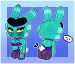 alien alien_humanoid anthro brawl_stars butt eve_(brawl_stars) evil_eve_bs_(artist) female female/female humanoid solo