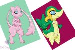 adonia_(ori-doggo) anus female flat_chested generation_1_pokemon generation_5_pokemon genitals glistening glistening_body hi_res hybrid_pokemon lean_body legendary_pokemon mew_(pokemon) model_sheet muscular_legs muscular_thighs nintendo ori-doggo pokemon pokemon_(species) pussy snivy solo transformation