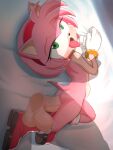 2024 absurd_res amy_rose big_penis bodily_fluids breasts butt disembodied_penis erection female genitals hi_res huge_penis looking_at_viewer male nude open_mouth orgasm_face penis pink_body sega sex skarlet_jewel sonic_the_hedgehog_(series) tears