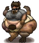 absurd_res alpha_channel anthro big_butt blush bodily_fluids body_hair briefs brown_body brown_fur butt cellulite chest_hair clothing digital_drawing_(artwork) digital_media_(artwork) domino_goocat dominogooper freckled_butt freckles fur gynomorph hair hair_over_eyes hi_res huge_butt hyena hyper hyper_butt intersex mammal markings morbidly_obese nails nipple_outline obese overweight pubes sharp_nails sharp_teeth simple_background solo spots spotted_body spotted_fur sweat sweat_stain teeth tighty_whities transparent_background underwear white_briefs white_clothing white_underwear wide_hips