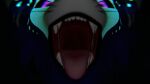 absurd_res adji anthro blender_(software) bodily_fluids drooling hi_res male mouth_shot open_mouth oxeram_(adji) rexouium saliva sharp_teeth solo teeth throat tongue tongue_out uvula vore