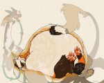 2_horns 5:4 ambiguous_gender belly big_belly chowfur dragon duo european_mythology foulfur_(artist) horn hose_in_mouth hose_inflation huge_belly hyper hyper_belly inflation internal kulza mythological_creature mythological_scalie mythology oishii_(foulfur) orange_pawpads pawpads scalie tail vore western_dragon