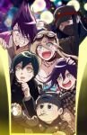  +_+ 1girl 5boys ahoge animal_ear_headwear animal_ears antenna_hair arm_on_table bad_id bad_twitter_id beanie bishounen black_choker black_eyes black_gloves black_hair black_hat black_jacket black_mask black_pants black_scarf black_shirt black_sleeves blonde_hair blue_bow blue_bowtie blue_eyes blue_hair blush blush_stickers bow bowtie breasts brown-framed_eyewear bubble buttons cat_ears chain_necklace checkered_clothes checkered_scarf choker cleavage clenched_hand clenched_teeth collarbone collared_jacket collared_shirt cowboy_shot danganronpa_(series) danganronpa_v3:_killing_harmony double-breasted facial_hair fake_animal_ears fingerless_gloves fingernails frown gloves goatee goggles goggles_on_head green_hat green_shirt half-closed_eyes hand_on_another&#039;s_head hand_on_own_chin hat head_tilt hoshi_ryoma iruma_miu jacket jewelry k0nkichik large_breasts layered_sleeves leather leather_jacket lever light_blush long_hair long_sleeves looking_ahead mask momota_kaito mouth_mask multiple_boys necklace nervous_sweating oma_kokichi open_mouth pants parted_lips pink_jacket pink_shirt pinstripe_pants pinstripe_pattern pinstripe_shirt pulling purple_eyes purple_hair round_eyewear saihara_shuichi sailor_collar scarf shaded_face shinguji_korekiyo shirt short_hair slot_machine smile smoking sparkling_eyes spiked_hair striped_clothes striped_shirt sweat sweatdrop teeth two-tone_scarf upper_teeth_only vertical-striped_sleeves very_short_hair white_sailor_collar white_scarf white_shirt white_sleeves wide-eyed yellow_eyes 