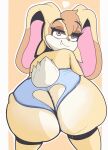 absurd_res anthro bent_over big_ears bodily_fluids butt clothing fangs female fluffy fluffy_tail heart_clothing heart_panties heart_symbol heart_underwear hi_res lagomorph leporid looking_at_viewer mammal mature_female panties rabbit sega sh1vss simple_background smile smiling_at_viewer smirk smirking_at_viewer solo sonic_the_hedgehog_(series) sweat tail teeth underwear vanilla_the_rabbit