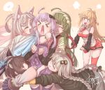  &gt;_&lt; 6+girls :3 ^_^ absurdres ahoge angry animal_ears antenna_hair arms_around_neck beads black_jacket blonde_hair blue_skirt blush braid breasts brown_hair bush cleavage clenched_hands closed_eyes dress empire_waist forced_hug fox_ears glomp green_hair green_hairband grey_hair group_hug hair_beads hair_ornament hairband hands_up headgear heart highres hug hug_from_behind jacket japanese_clothes jealous jitome kimono kizuna_akari layered_shirt long_hair long_sleeves looking_at_another low_twin_braids miniskirt multiple_girls no_mouth open_clothes open_mouth open_shirt partially_unzipped pleated_skirt puff_of_air purple_dress purple_thighhighs red_eyes red_shirt red_skirt red_thighhighs ribbed_dress shade_of_trees shirt short_dress short_hair_with_long_locks short_kimono short_ponytail siblings sidelocks single_thighhigh sisters skirt sleeves_pushed_up smile spoken_heart tasuki thighhighs touhoku_itako touhoku_kiritan touhoku_zunko tsurumaki_maki twin_braids v-shaped_eyebrows vocaloid voiceroid white_kimono yuzuki_yukari 