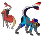 anthro barriethes3rgal duo ggpioor henrytheprotogay male male/male protogen_visor sergal