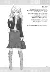  bag dy greyscale handbag highres instrument layered_skirt mac_os monochrome os-tan pencil_skirt skirt solo takayaki violin 