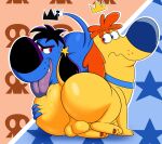 absurd_res butt_lick canid canine canis colossalstars domestic_dog duo hi_res licking male male/male mammal nickelodeon the_fairly_oddparents tongue