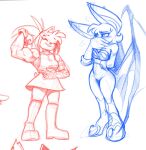 anthro armor bat biceps blush bodysuit breastplate breasts cleavage clothed clothing covering covering_mouth dress duo eulipotyphlan female female/female flexing gloves hair handwear hedgehog mammal muscular muscular_female noideasfornicknames ponytail rouge_the_bat sega sketch skinsuit sonic_the_hedgehog_(series) tight_clothing wings