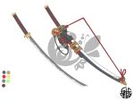  color_guide highres katana kuro_kosyou no_humans original sheath sheathed sword weapon weapon_focus white_background 