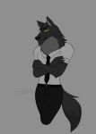  absurd_res anthro beard belt canid canine canis claws crossed_arms cumcadaver eye_bags facial_hair grey_beard grey_facial_hair grey_hair hair hi_res locran_gabhar male mammal mature_male necktie slicked_back_hair solo wolf wrinkles 