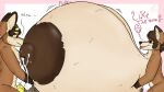 16:9 2024 absurd_res anthro areola bentley_(bentnotdent) bentnotdent bethany_(bentnotdent) big_areola big_breasts big_nipples blush bodily_fluids breasts canid canine digital_media_(artwork) duo english_text female fox fur genitals hi_res huge_breasts hyper hyper_breasts lactating male male/female mammal milk nipples nude penis shaded simple_background sloshing_breasts smile text throbbing tongue widescreen