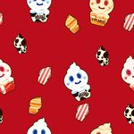  food ice_cream no_humans pokemon tileable vanillite 