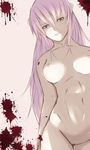  artist_request blood breasts elfen_lied looking_at_viewer lucy nude pussy uncensored 