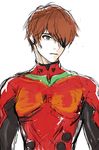  bad_id bad_pixiv_id bangs bodysuit brown_hair closed_mouth evangelion:_3.0_you_can_(not)_redo eyepatch genderswap genderswap_(ftm) hair_over_one_eye highres looking_to_the_side male_focus neon_genesis_evangelion number parted_bangs pilot_suit plugsuit pmj10000 rebuild_of_evangelion shikinami_asuka_langley simple_background sketch solo souryuu_asuka_langley turtleneck upper_body 