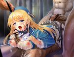  4boys abs alber atago_(kantai_collection) bar_censor blonde_hair blue_eyes blue_hat breasts bukkake censored cum cum_on_ass cum_on_body cum_on_breasts cum_on_clothes cum_on_hair cum_on_upper_body empty_eyes facial gangbang group_sex hat hetero kantai_collection large_breasts long_hair multiple_boys multiple_penises open_mouth paizuri panties panties_under_pantyhose pantyhose penis solo_focus tears tongue torn_clothes torn_legwear underwear 