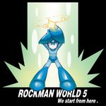  android arm_cannon arms_up blue_eyes bodysuit charging english g_(gpula) helmet male_focus rockman rockman_(character) rockman_(classic) solo weapon 