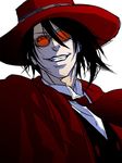 ab00 alucard_(hellsing) bad_id bad_pixiv_id black_hair hat hellsing male_focus red_eyes solo sunglasses 