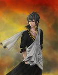 archilldraws fairy_tail jewelry male_focus necklace red_eyes solo zeref 