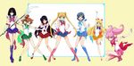  aino_venus back_bow bare_legs bishoujo_senshi_sailor_moon black_hair blonde_hair blue_choker blue_eyes blue_footwear blue_hair blue_sailor_collar blue_skirt boots bow brown_hair chibi_usa choker double_bun elbow_gloves gloves green_choker green_eyes green_footwear green_sailor_collar green_skirt hair_bow highres hino_rin holding holding_spear holding_weapon kino_kanari knee_boots long_hair makacoon mizuno_aina multiple_girls orange_sailor_collar orange_skirt pink_eyes pink_hair polearm ponytail purple_eyes purple_footwear purple_sailor_collar purple_skirt red_bow red_choker red_sailor_collar red_skirt sailor_collar sailor_jupiter sailor_mars sailor_mercury sailor_moon sailor_saturn sailor_senshi sailor_senshi_uniform sailor_venus short_hair silence_glaive skirt spear staff tiara tomoe_hotaru tsukino_koyomi twintails weapon white_gloves 