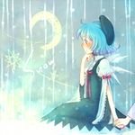  bad_id bad_pixiv_id blue_nails blush cirno holding_hands lowres mame_usagi nail_polish out_of_frame pink_nails solo_focus touhou 