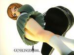  1600x1200 brown_eyes brown_hair figure gunslinger_girl henrietta highres panties panty_peek photo underwear upskirt violin_case white_legwear 