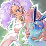  artist_request creature dark_skin lowres meredy oekaki pantyhose pet purple_eyes purple_hair quickie tales_of_(series) tales_of_eternia twintails 