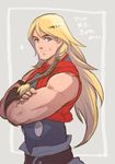  1boy blonde_hair blue_eyes long_hair marvel muscle smile solo thor_(marvel) 