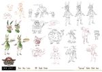  6+boys 6+girls aufreizen casino concept_art dog drink drinks fish high_heels highres multiple_boys multiple_girls skullgirls smoking 