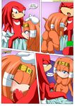  bent_over breasts butt comic cum cum_in_mouth cum_inside echidna english_text fellatio female male mobius_unleashed oral oral_sex orgasm palcomix penis pussy sega sex sonic_(series) straight text tikal_the_echidna 