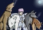  cheza feral flower group hige kiba male mammal sarahfurry toboe tsume wolf wolf&#039;s_rain wolf's_rain 